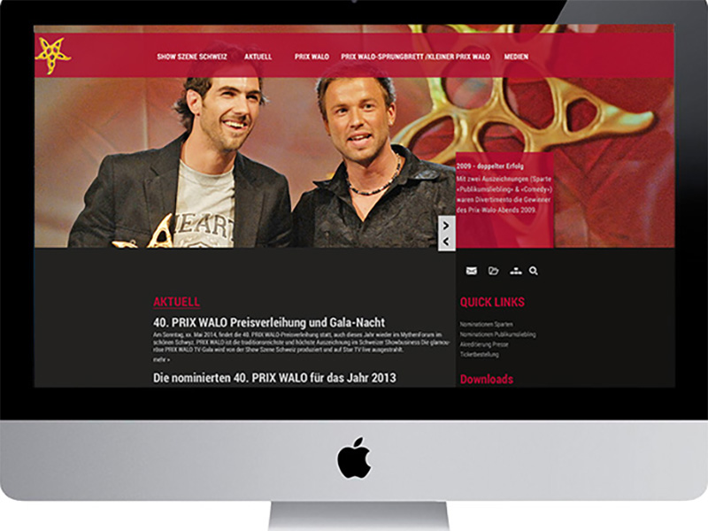 Prixwalo Screenshot von Webseite im Mac